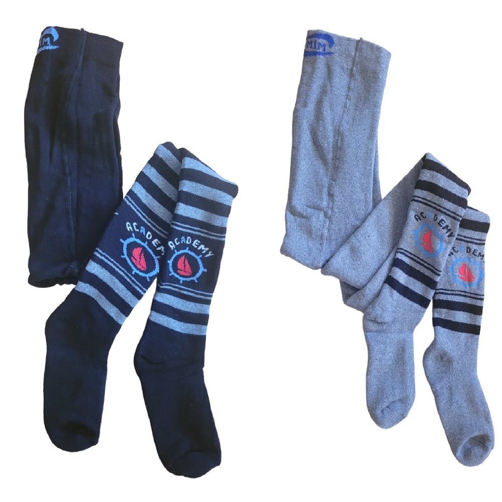 Children's Stockings, MiM Fleece Lined Kids Footed Tights, size 7